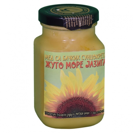 МЕД СА БАЧКИХ СУНЦОКРЕТА „ЖУТО МОРЕ ЈАЗИГА“